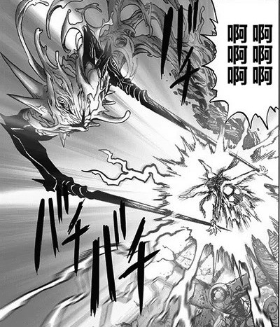 一拳超人176话赛克斯身体被龙卷入侵愤怒状态真实形态爆发